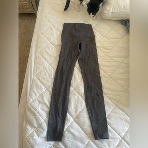Lulu lemon leggings high waisted medium grey